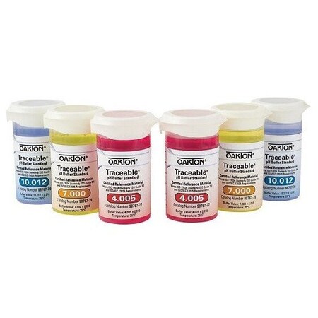 Oakton Oakton Traceable One-Shot Assorted Buffer Solution Kit, Color Coded WD-98767-80